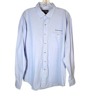 Hasselblad light blue cotton button up Size Medium